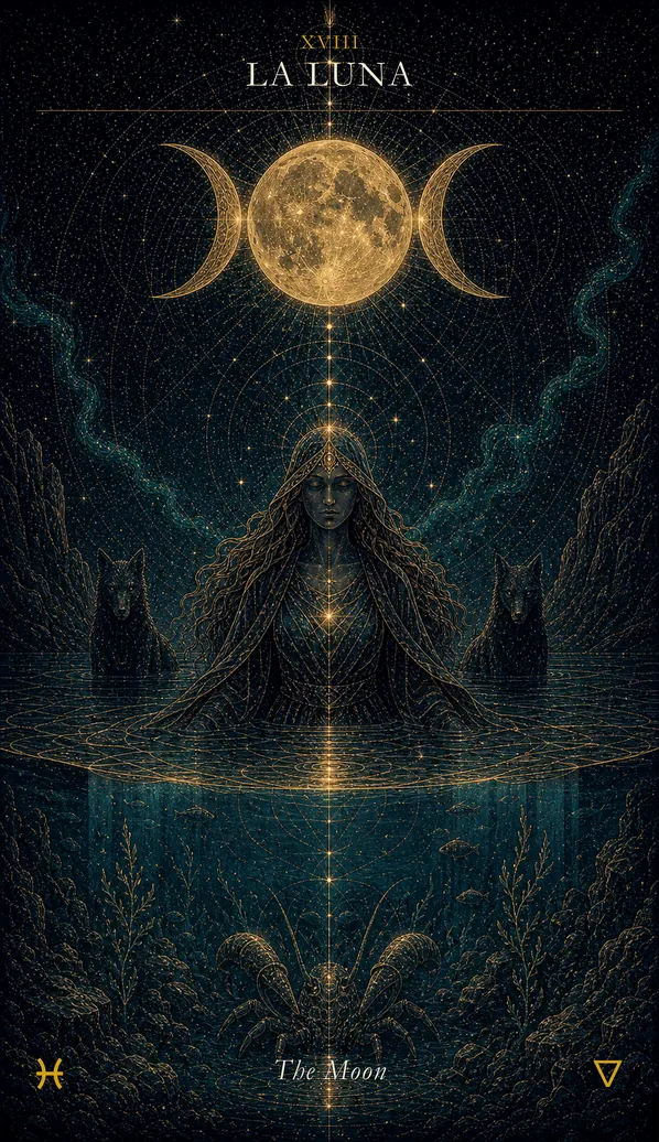 Arcano XVIII · La Luna